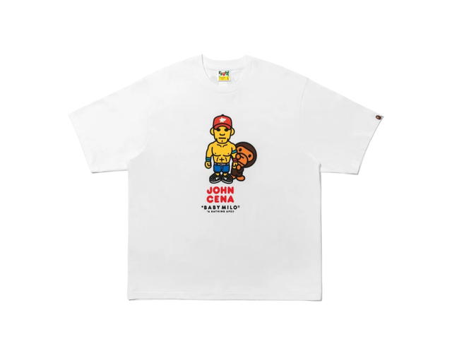Bape Bape X WWE John Cena Baby Milo Relaxed Fit Tee White - view 1