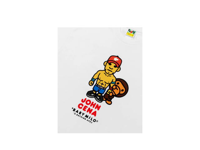 Bape Bape X WWE John Cena Baby Milo Relaxed Fit Tee White - view 3