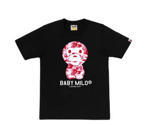 Buy Bape ABC Camo Baby Milo Tee Black at Sasom – Authentic and Ready to Ship