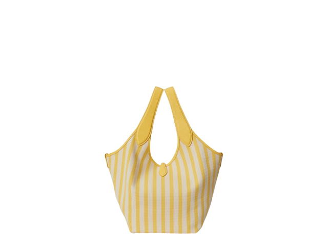 Polo Ralph Lauren Polo Ralph Lauren Polo Play Striped Canvas Tote Collegiate Yellow White - view 3