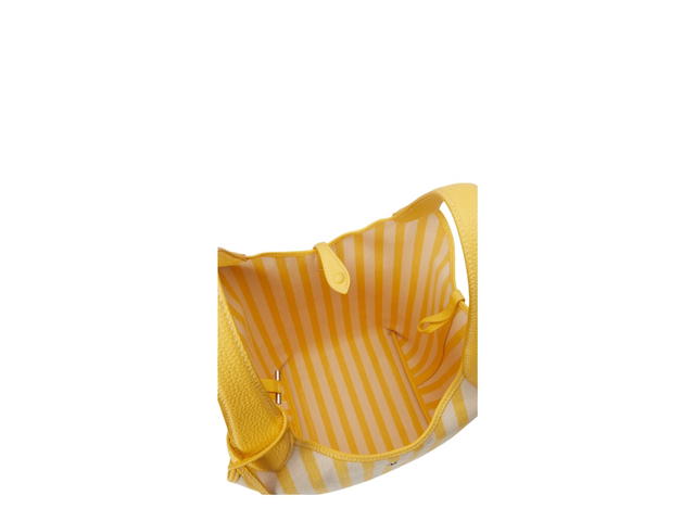 Polo Ralph Lauren Polo Ralph Lauren Polo Play Striped Canvas Tote Collegiate Yellow White - view 4