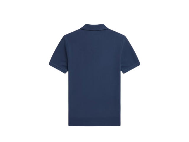 Polo Ralph Lauren Polo Ralph Lauren Dog-Embroidered Cotton Mesh Polo Shirt Rustic Navy - view 2