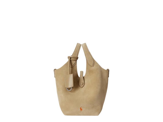 Polo Ralph Lauren Polo Ralph Lauren Polo Play Suede Small Tote & Crossbody Cashew - view 1