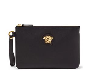 Buy Versace La Medusa Cow Leather Coin Purse Clutch Regular Women's Black at Sasom – Authentic and Ready to Ship
