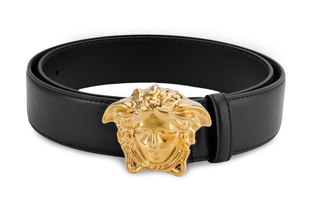 Versace Versace La Medusa Leather Belt