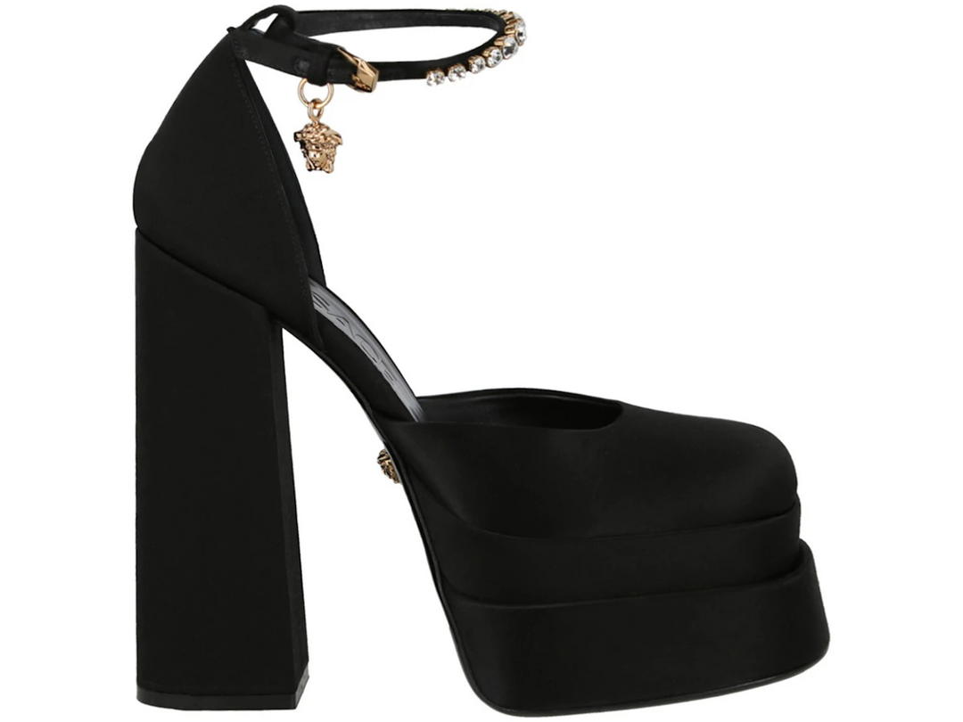 Versace Versace Medusa Aevitas Platform Pumps Black (Women's)