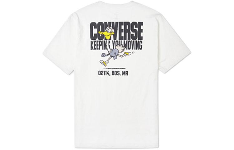Converse Converse Alphabet Cartoon T-Shirts Men White