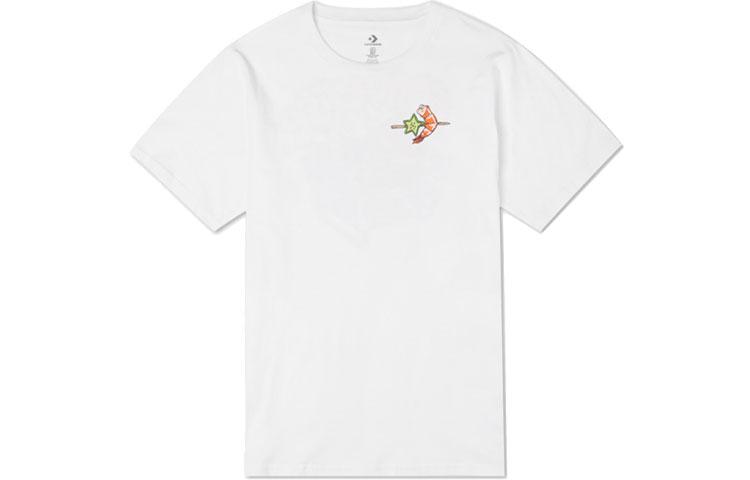 Converse Converse Drop Shoulder Sleeve T-Shirt Men's White