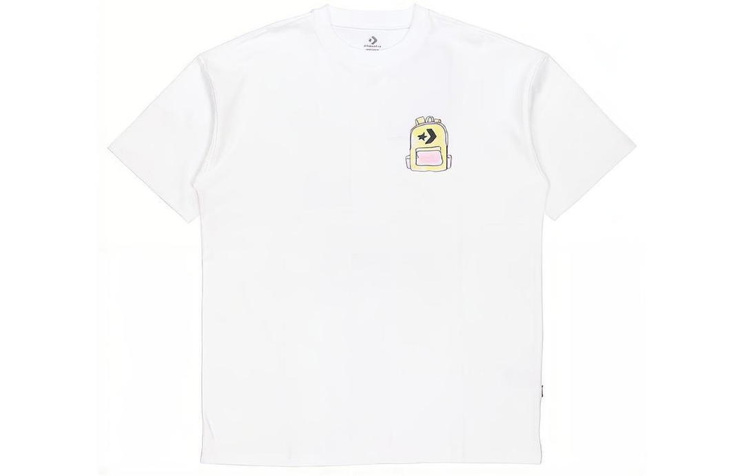 Converse Converse Set in Sleeve T Shirt Men's White