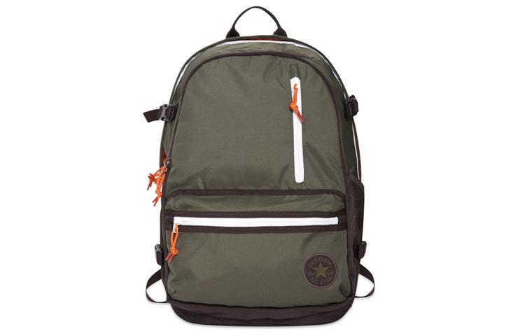 Converse Converse Polyester Backpack Regular Unisex Brown Green