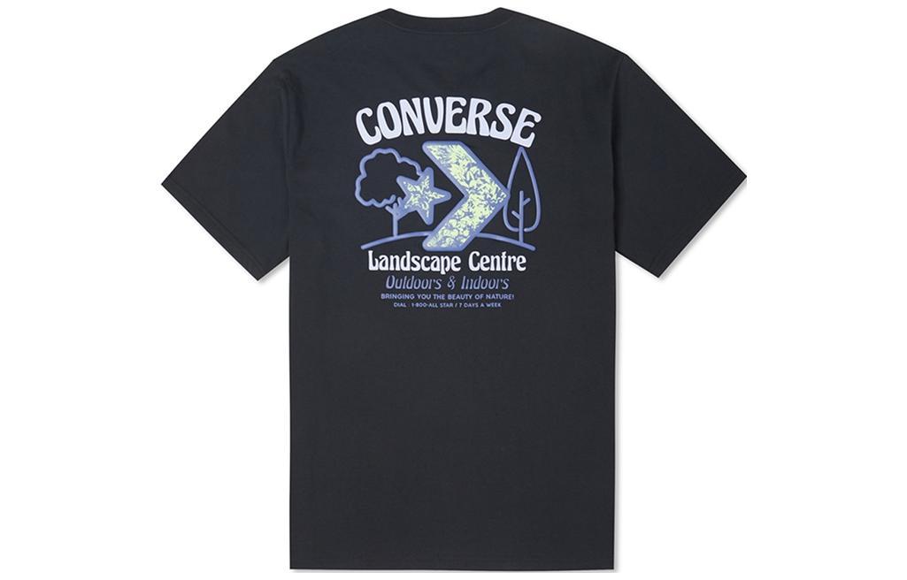 Converse Converse Set in Sleeve T Shirt Men's Black