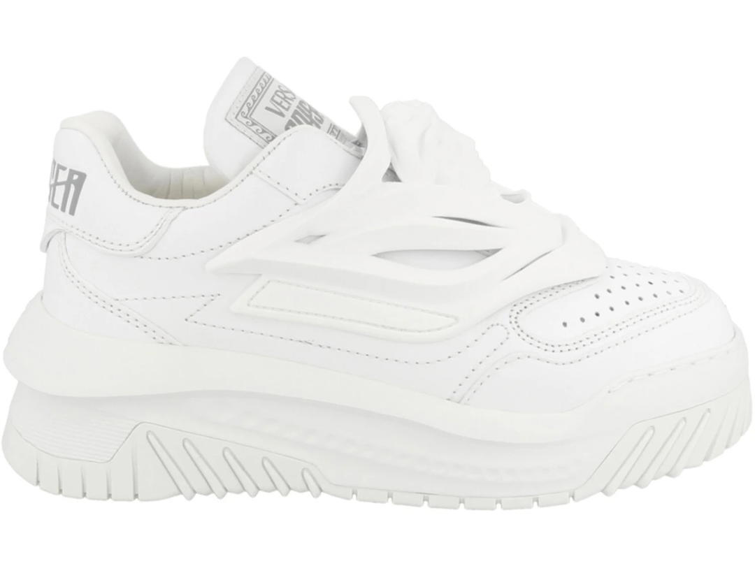 Versace Versace Odissea Caged Rubber Medusa White (Women's)