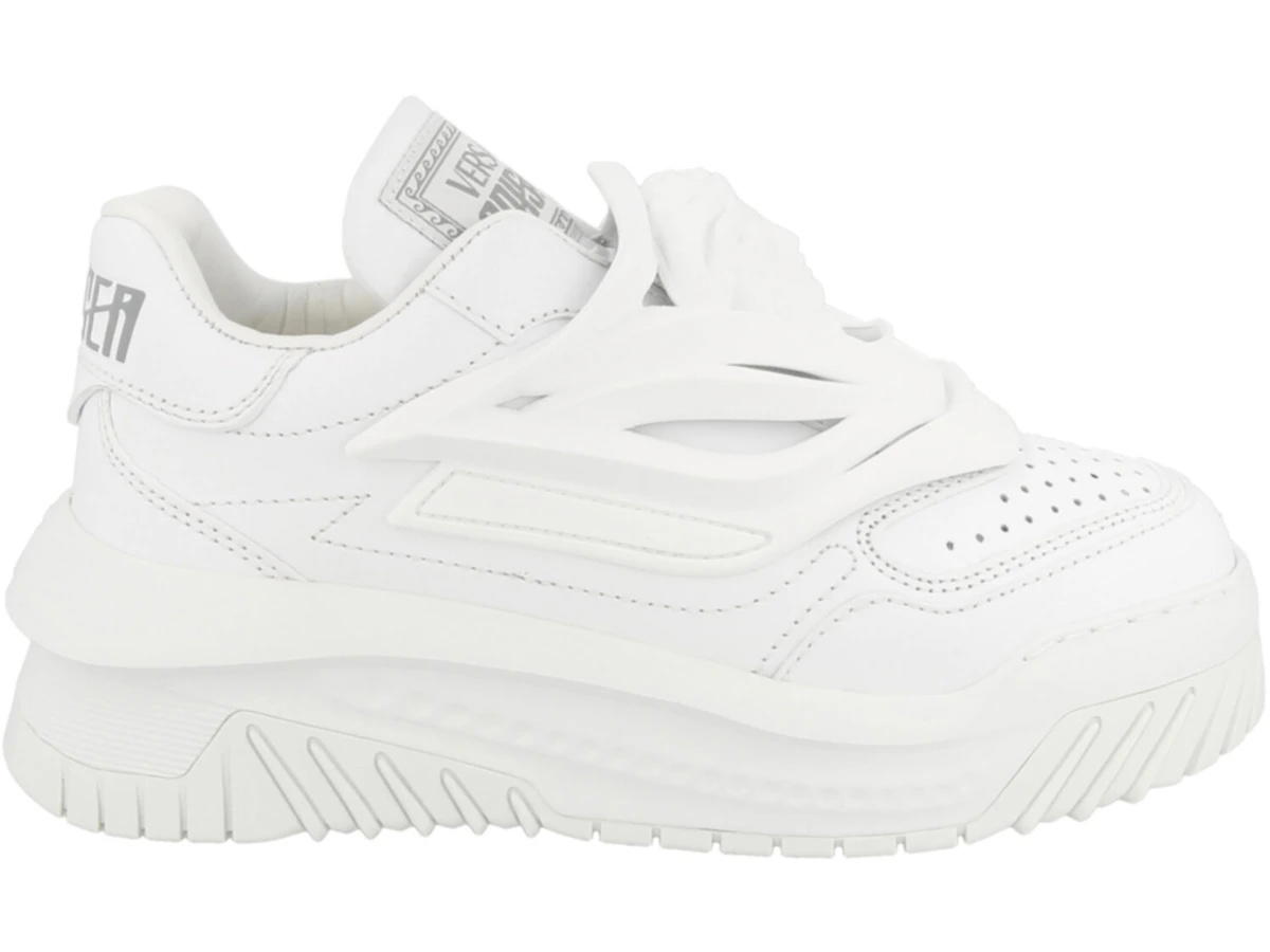 Versace Versace Odissea Caged Rubber Medusa White (Women's)