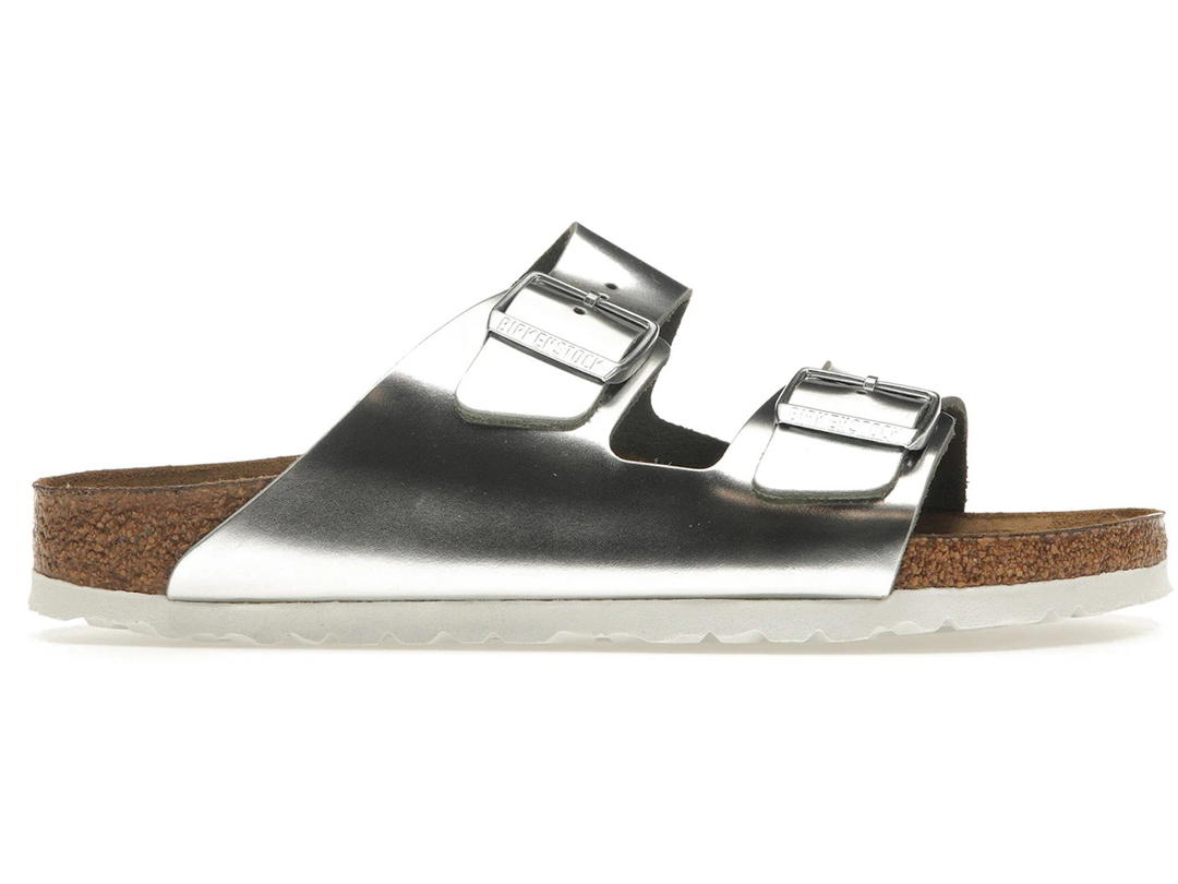 Birkenstock Birkenstock Arizona Softbed Metallic Silver (Women's)