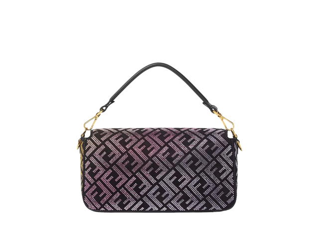 Fendi Fendi Fendace Baguette Shoulder Bag Gradient Crystal - view 2