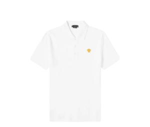 Buy Versace Medusa Logo Polo Shirt White at Sasom – Authentic and Ready to Ship