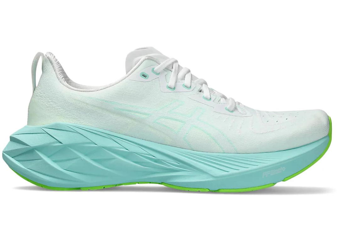 Asics Asics Novablast 4 White Illuminate Mint