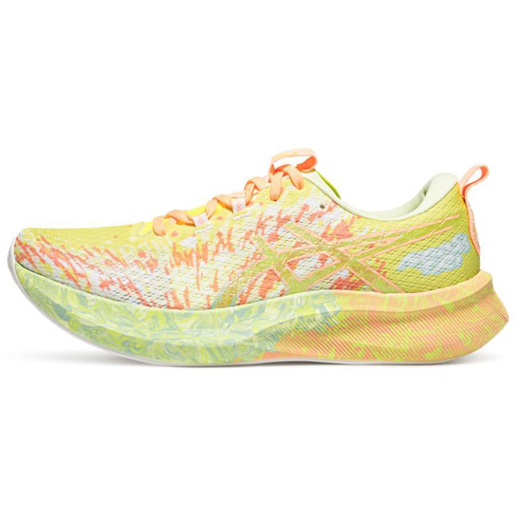 Asics Asics NOOSA TRI 16 Breathable And Resilient Low-Top Long Distance Running Running Shoes Men's Yellow Green