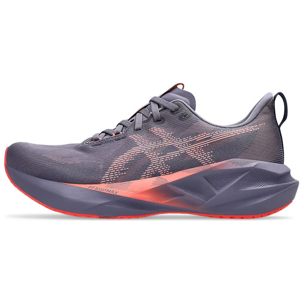Asics Asics NOVABLAST 5 Anti-Slip Wear-Resistant Low-Top Casual Running Shoes Men's Gray Purple