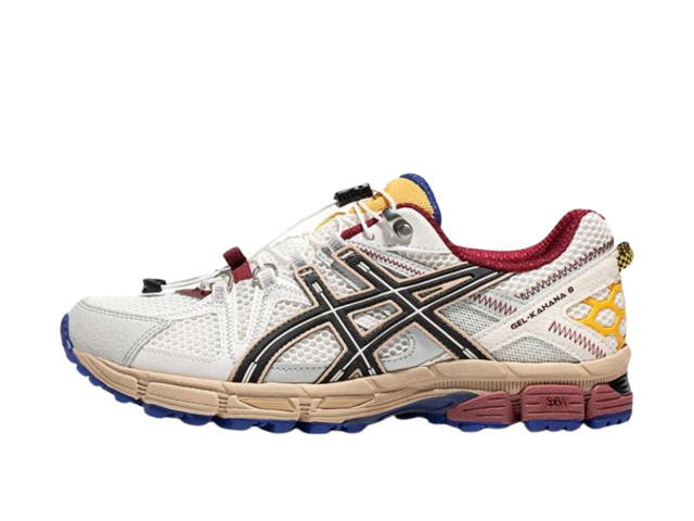 Asics Asics Gel Kahana 8 Low Top Trail White Black Red - view 2