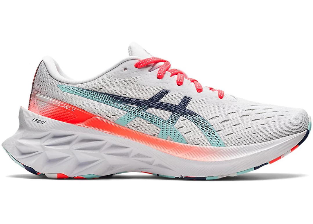 Asics Asics Novablast 2 White Coral Seafoam (Women's)