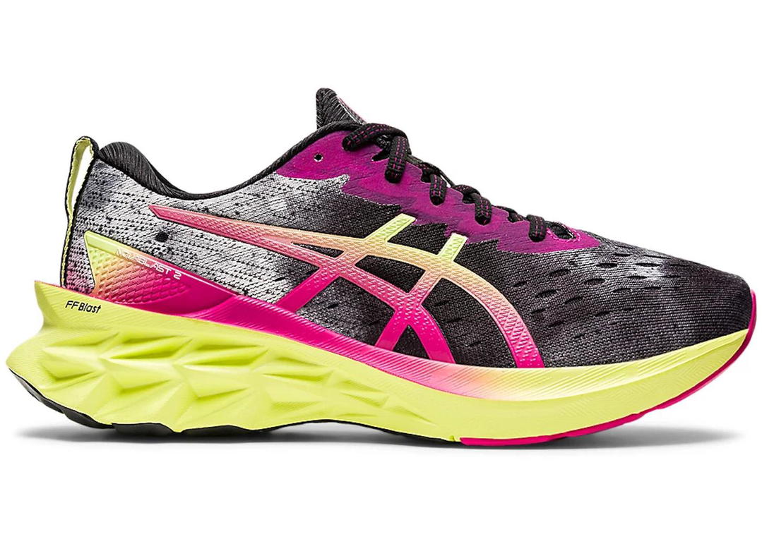 Asics Asics Novablast 2 Black Glow Yellow (Women's)