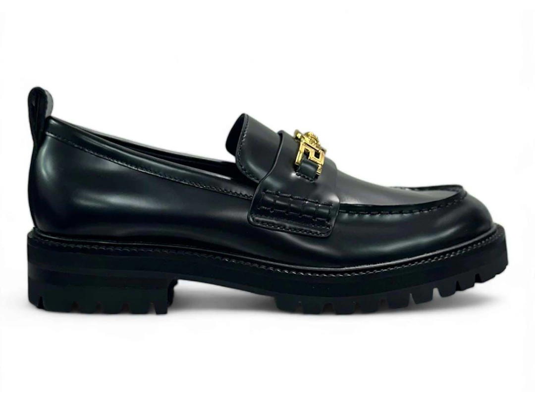 Versace Versace Greca Medusa Loafer Black