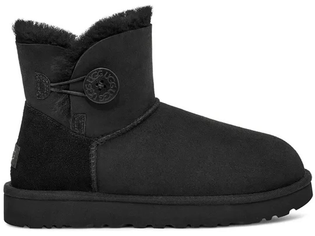 UGG UGG Mini Bailey Button Boot Black (Women's)