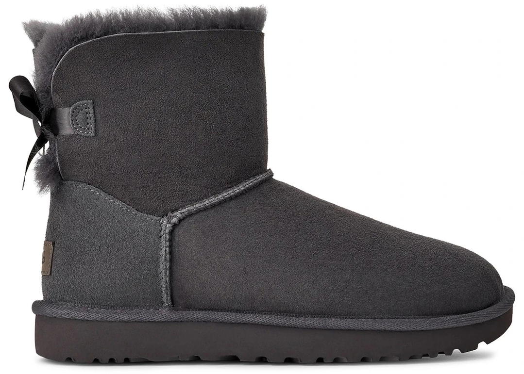 UGG UGG Mini Bailey Bow II Obsidian (Women's)