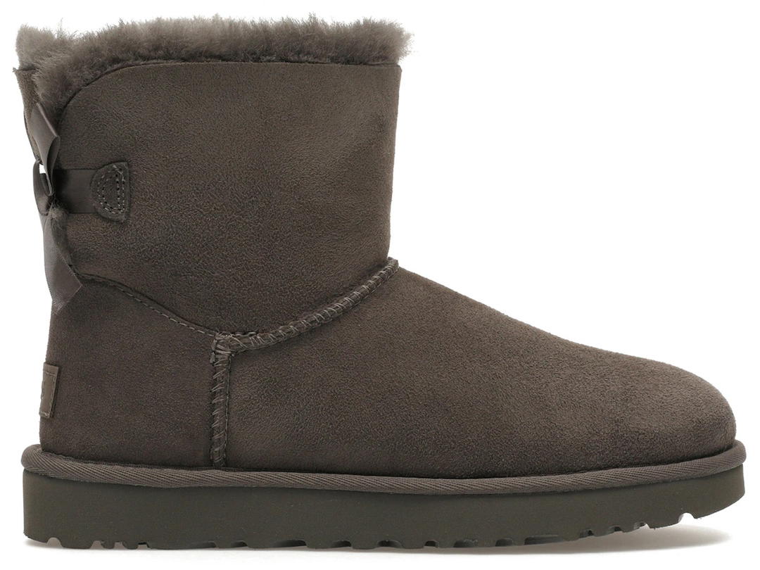 UGG UGG Mini Bailey Bow II Boot Grey (Women's)
