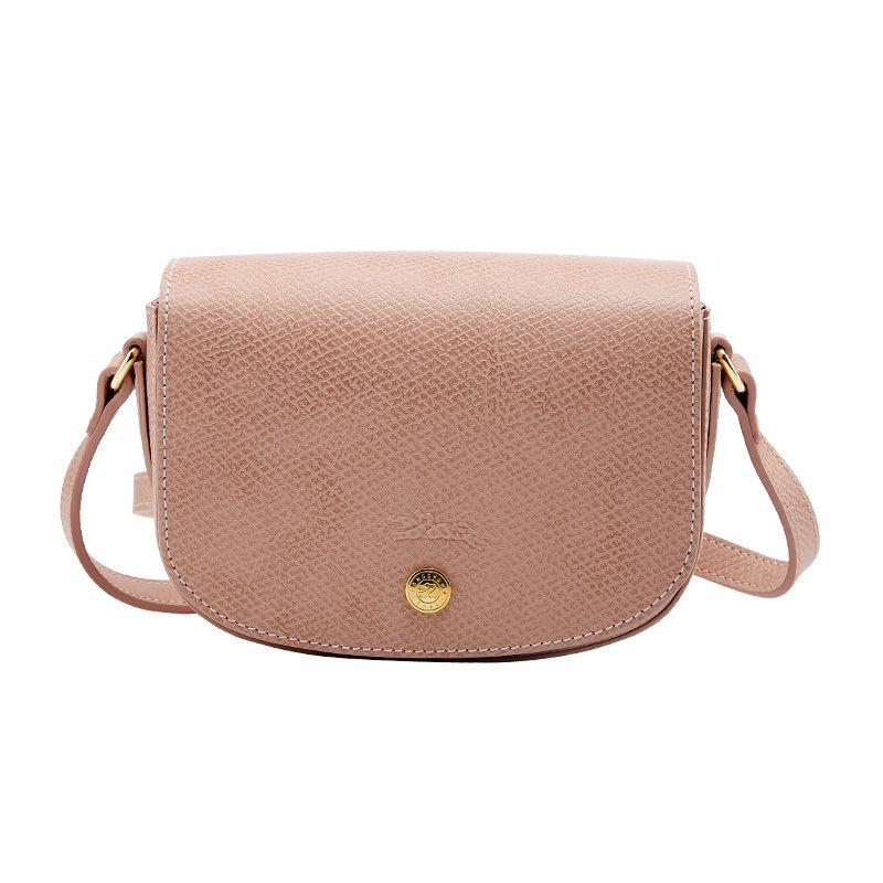 Longchamp Longchamp Le Pliage Cow Leather Shoulder Bag Crossbody Bag Mini Women's Print Pink