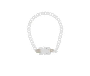 Buy 1017 ALYX 9SM Buckled Chain Necklace In Acrylic With Silver-Tone Hardware at Sasom – Authentic and Ready to Ship
