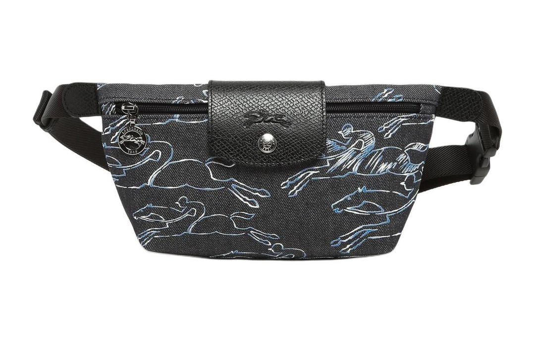 Longchamp Longchamp Le Pliage Canvas Sling Bag, One Shoulder, Crossbody, Fanny Pack Extra Small Women's Marine Blue