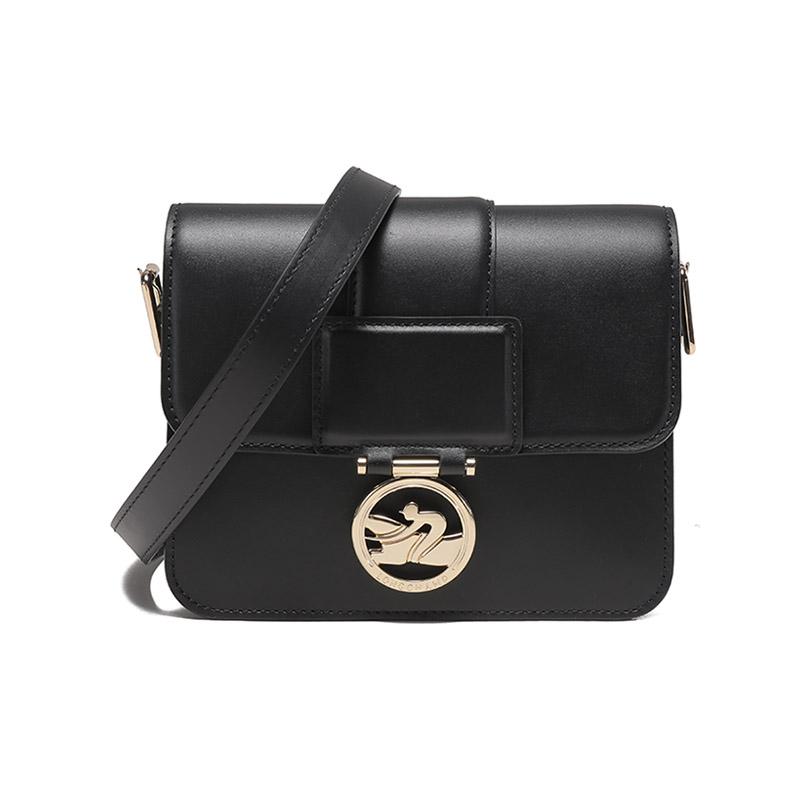 Longchamp Longchamp Logo Plaque Fold-Over Crossbody Bag