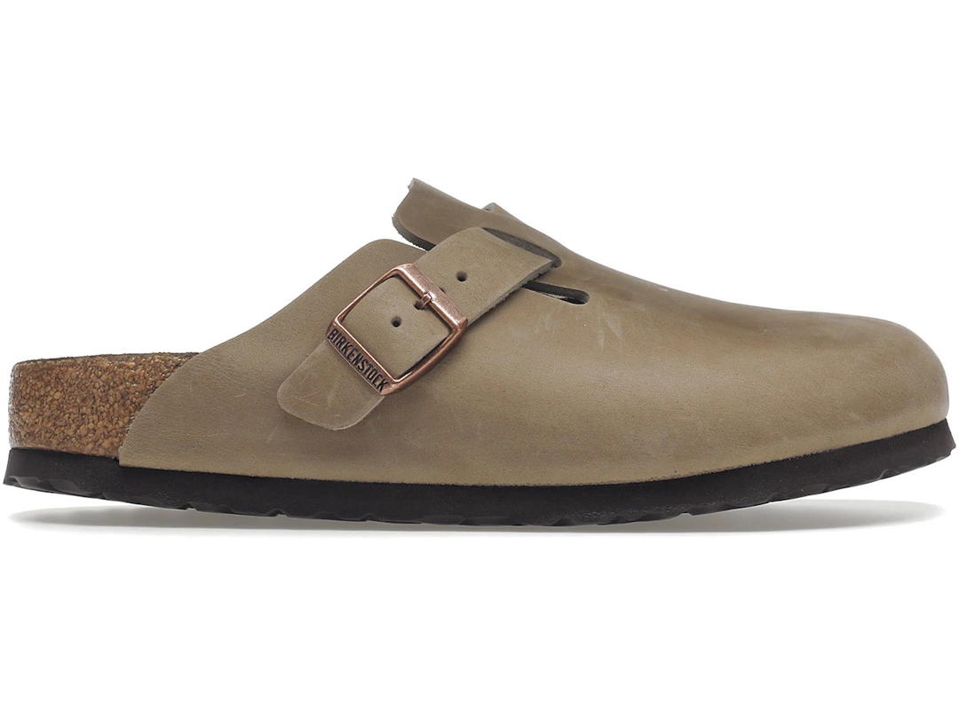 Birkenstock Birkenstock Boston Soft Footbed Oiled Leather Tobacco Brown