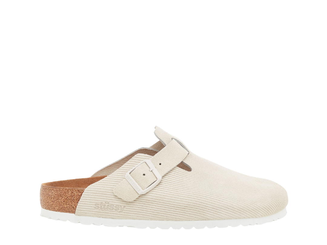 Birkenstock Birkenstock Boston Clogs Stussy Bone