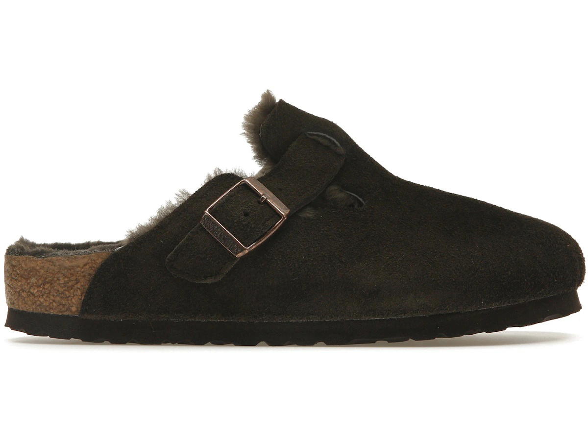 Birkenstock Birkenstock Boston Shearling Suede Mocha