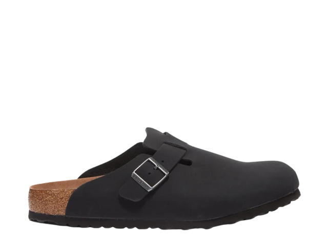 Birkenstock Birkenstock Boston Vegan Birkibuc Black - view 1