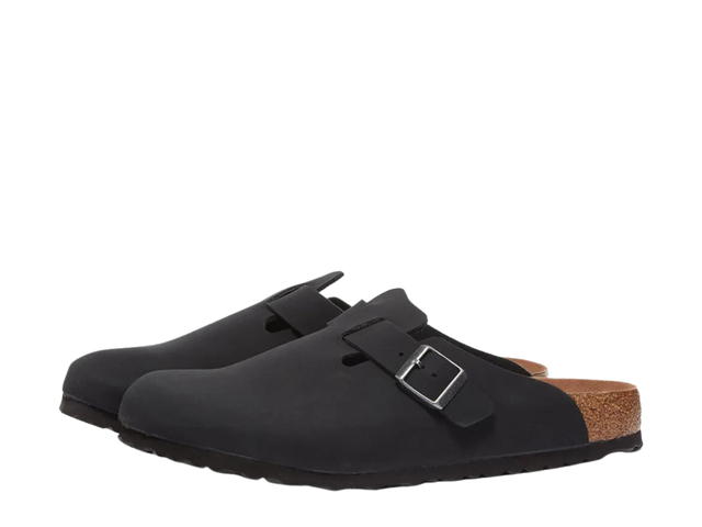Birkenstock Birkenstock Boston Vegan Birkibuc Black - view 3