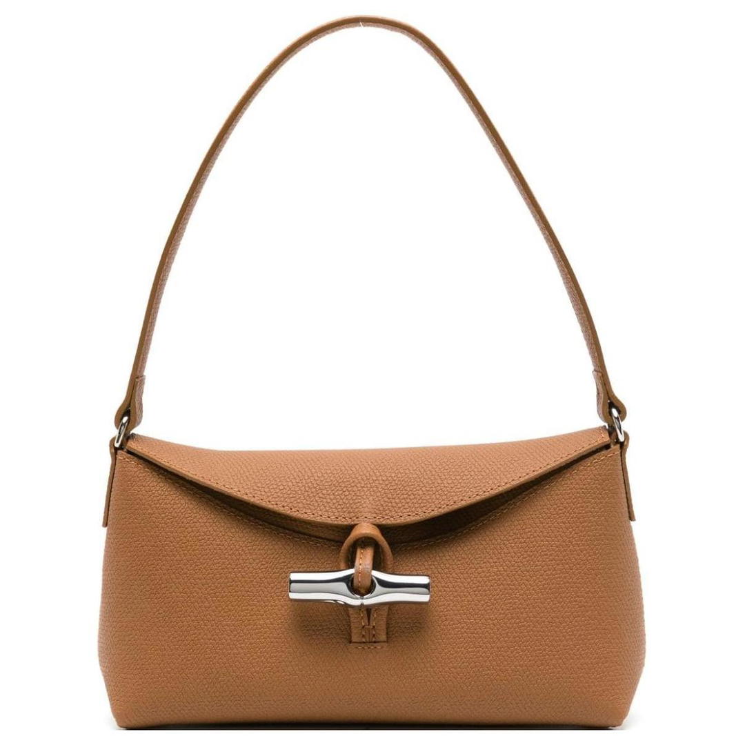 Longchamp Longchamp Small Roseau Leather Shoulder Bag