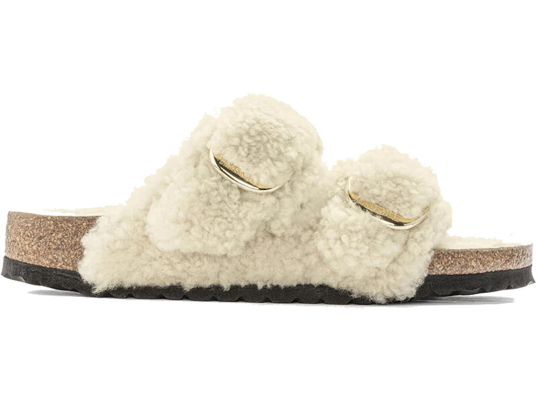 Birkenstock Birkenstock Arizona Big Buckle Teddy Eggshell (Women's)
