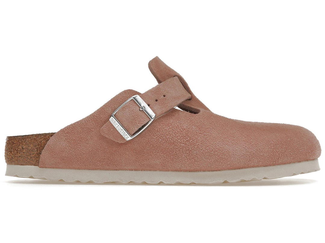 Birkenstock Birkenstock Boston Soft Footbed Suede Pink Clay