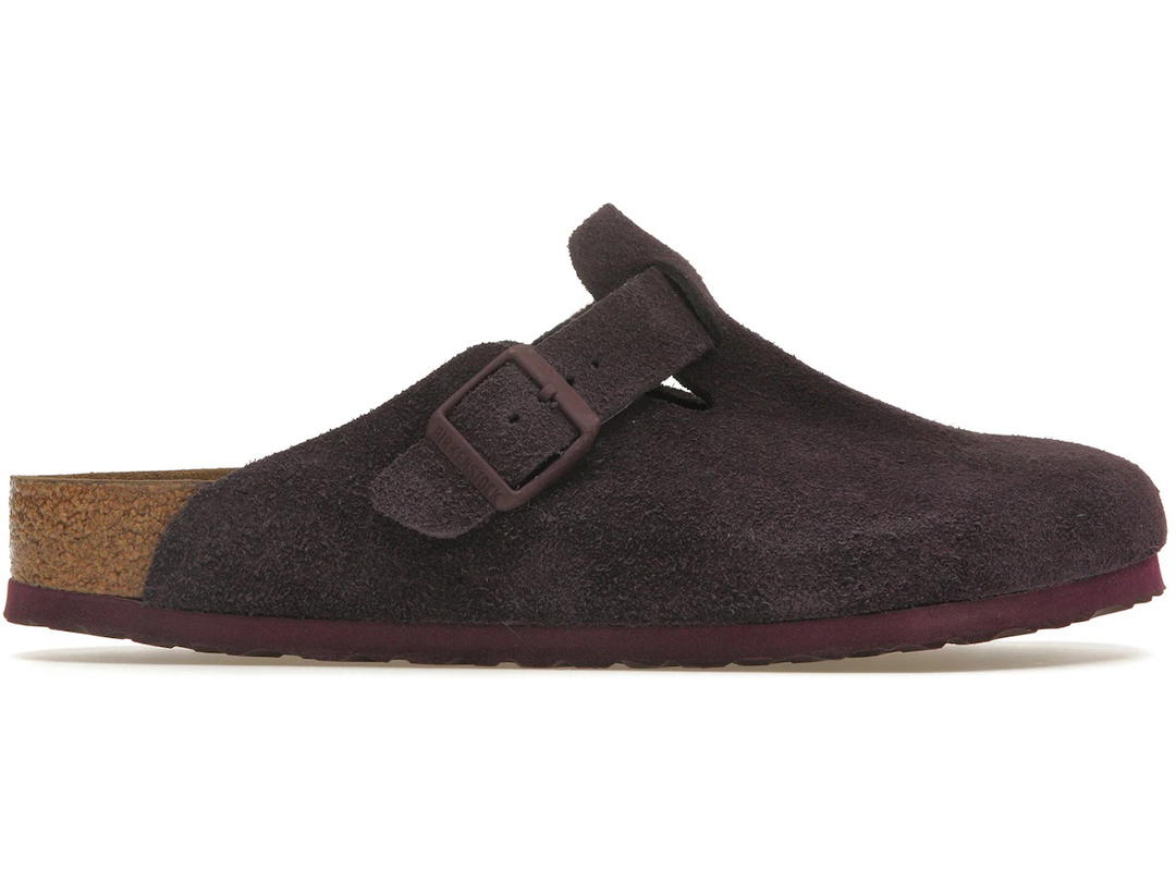Birkenstock Birkenstock Boston Soft Footbed Suede Wine