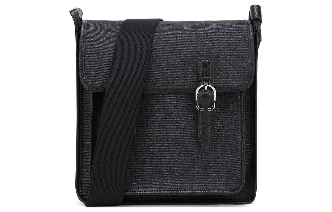 Longchamp Longchamp Cotton Crossbody Bag Shoulder Bag Unisex Black