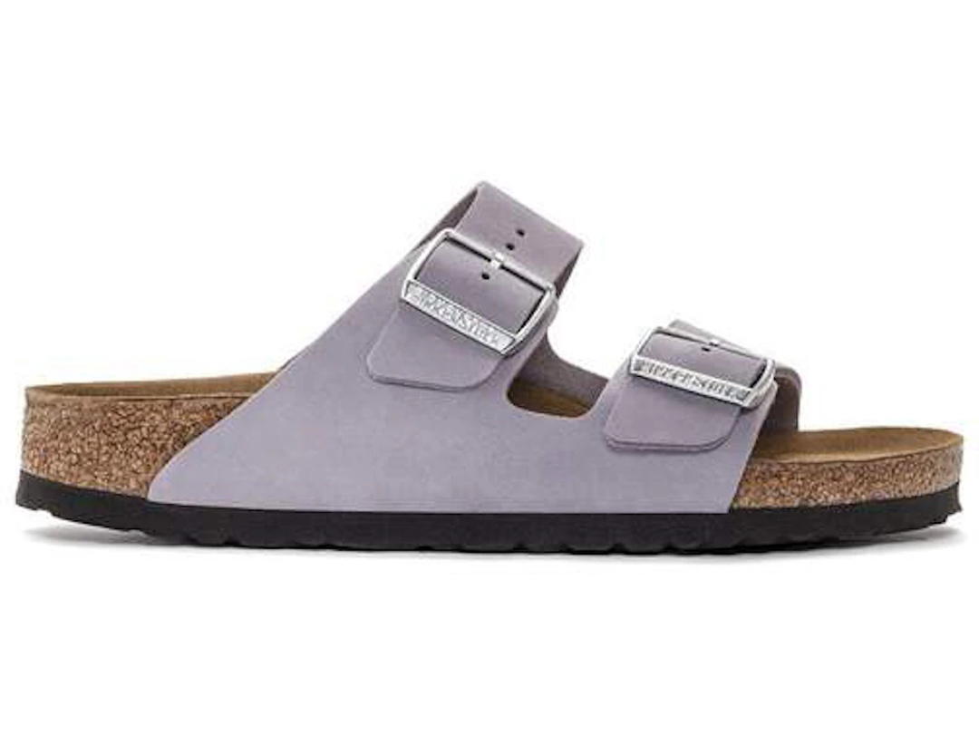 Birkenstock Birkenstock Arizona Softbed Nubuck Leather Purple Fog (Women's)