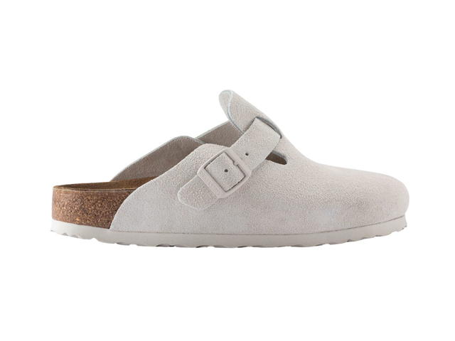 Birkenstock Birkenstock Boston Antique White Suede - view 1