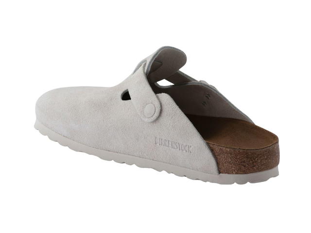 Birkenstock Birkenstock Boston Antique White Suede - view 3