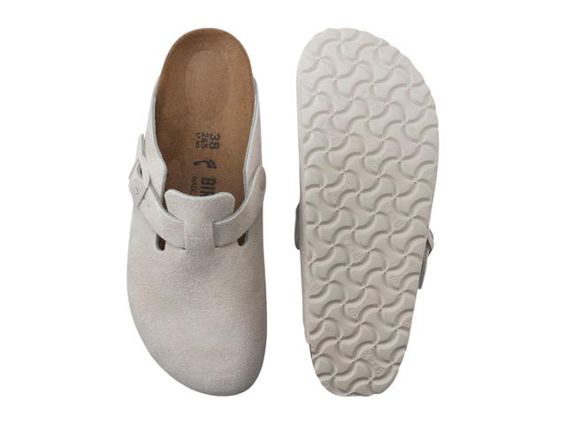 Birkenstock Birkenstock Boston Antique White Suede - view 6