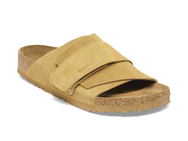 Birkenstock Birkenstock Kyoto Suede Embossed Corduroy Cork Brown - view 2
