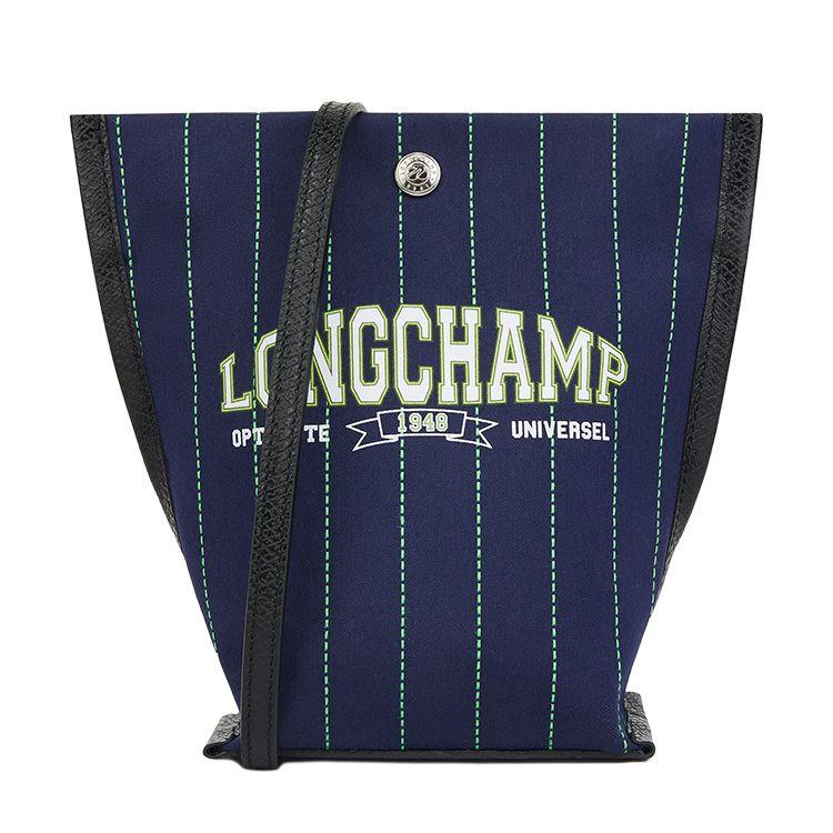 Longchamp Longchamp Cotton With Polyester Shoulder Bag Crossbody Bag Women's Marine Blue